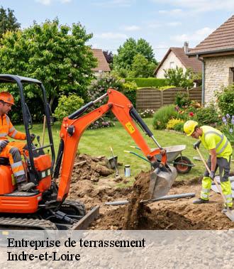 Entreprise de terrassement 37 Indre-et-Loire  TP Elagueur Tours 