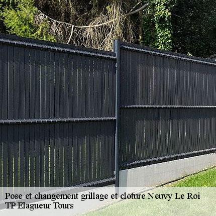 Pose et changement grillage et cloture  neuvy-le-roi-37370 TP Elagueur Tours 